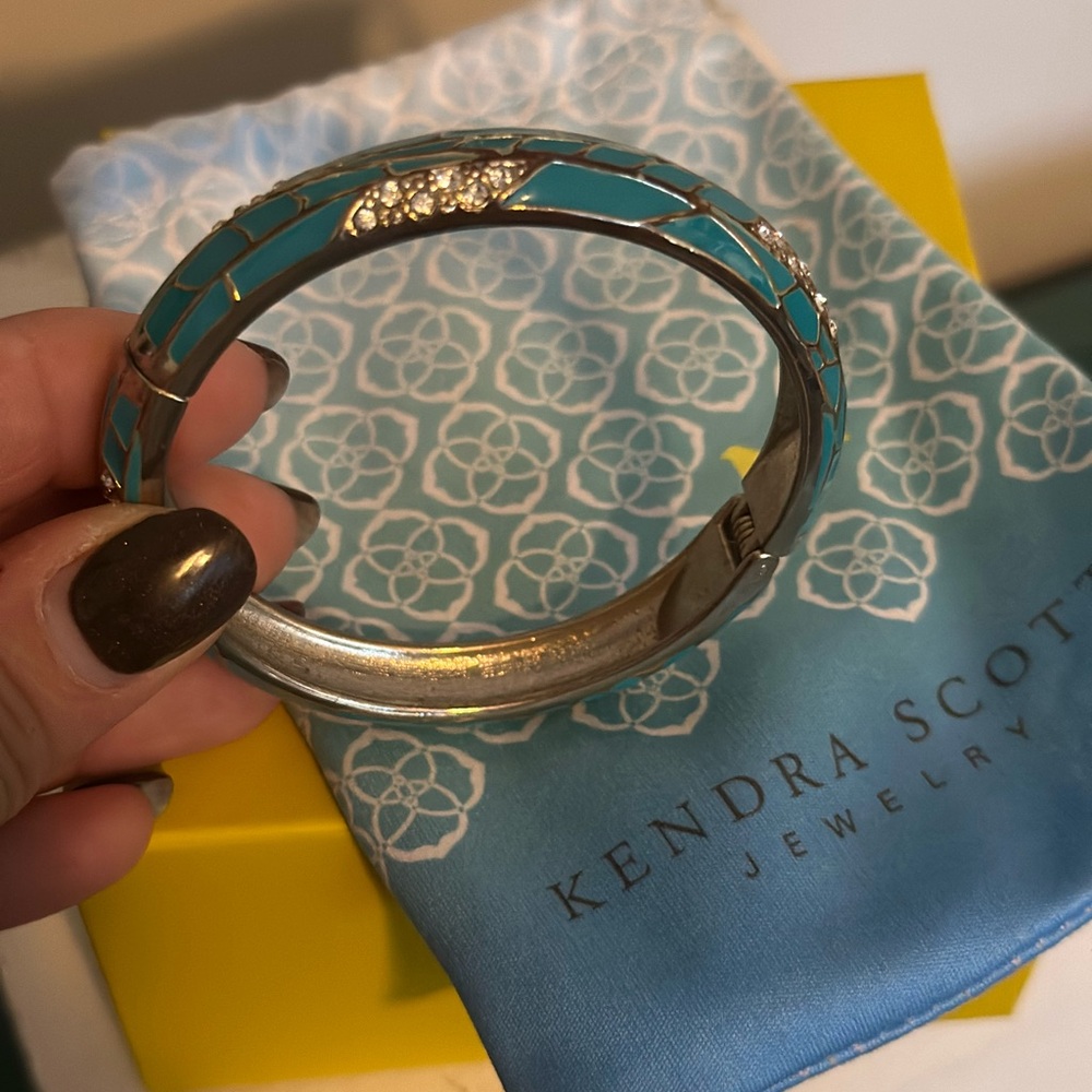 Kate Spade Turquoise Bangle w/ Dust Bag & Box
